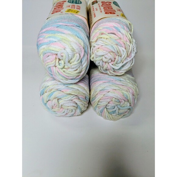 Vintage Sayelle Yarn Pastel Ombre – Lot of 4 Worsted Weight - Picture 4 of 4